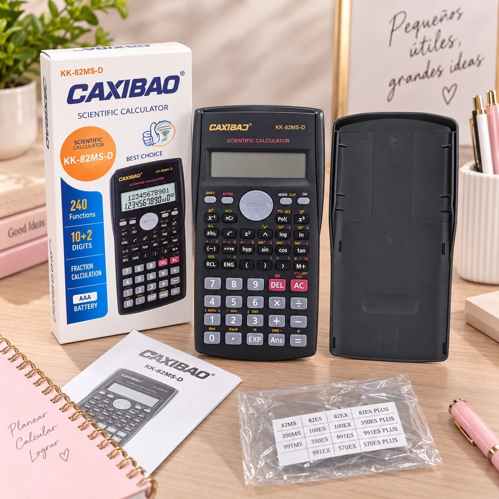 [PY-KK-82MS-D] CALCULADORA CIENTIFICA CAXIBAO X1U.