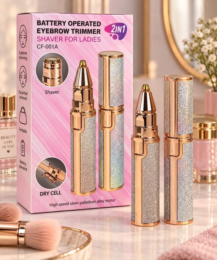 [PY-] CF-001A/ CF-001B DEPILADOR FACIAL MINI GLITTER X1U.