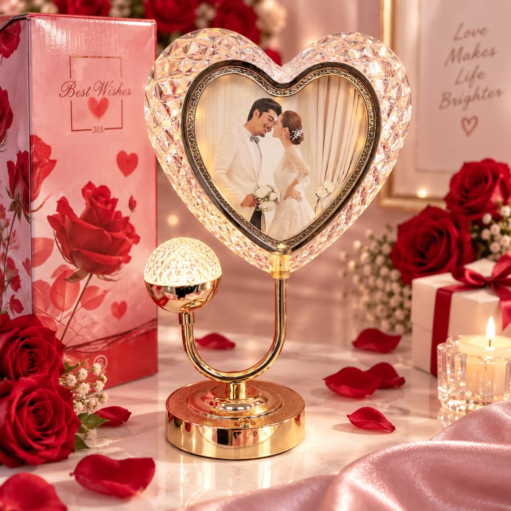 [PY-C-3829] VELADOR PORTA RETRATO CORAZÓN X1U.