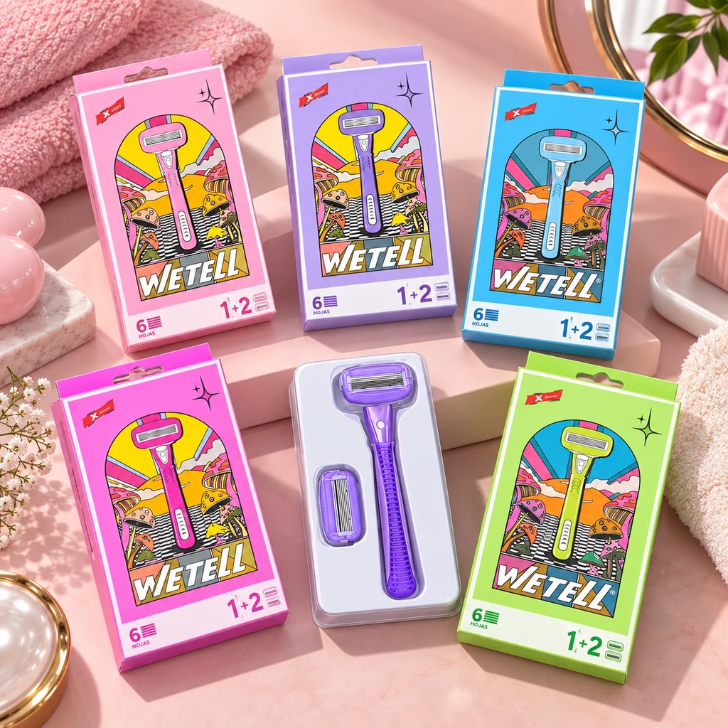 [PY-C-3764] GILETTE EN CAJA WETELL X1U.