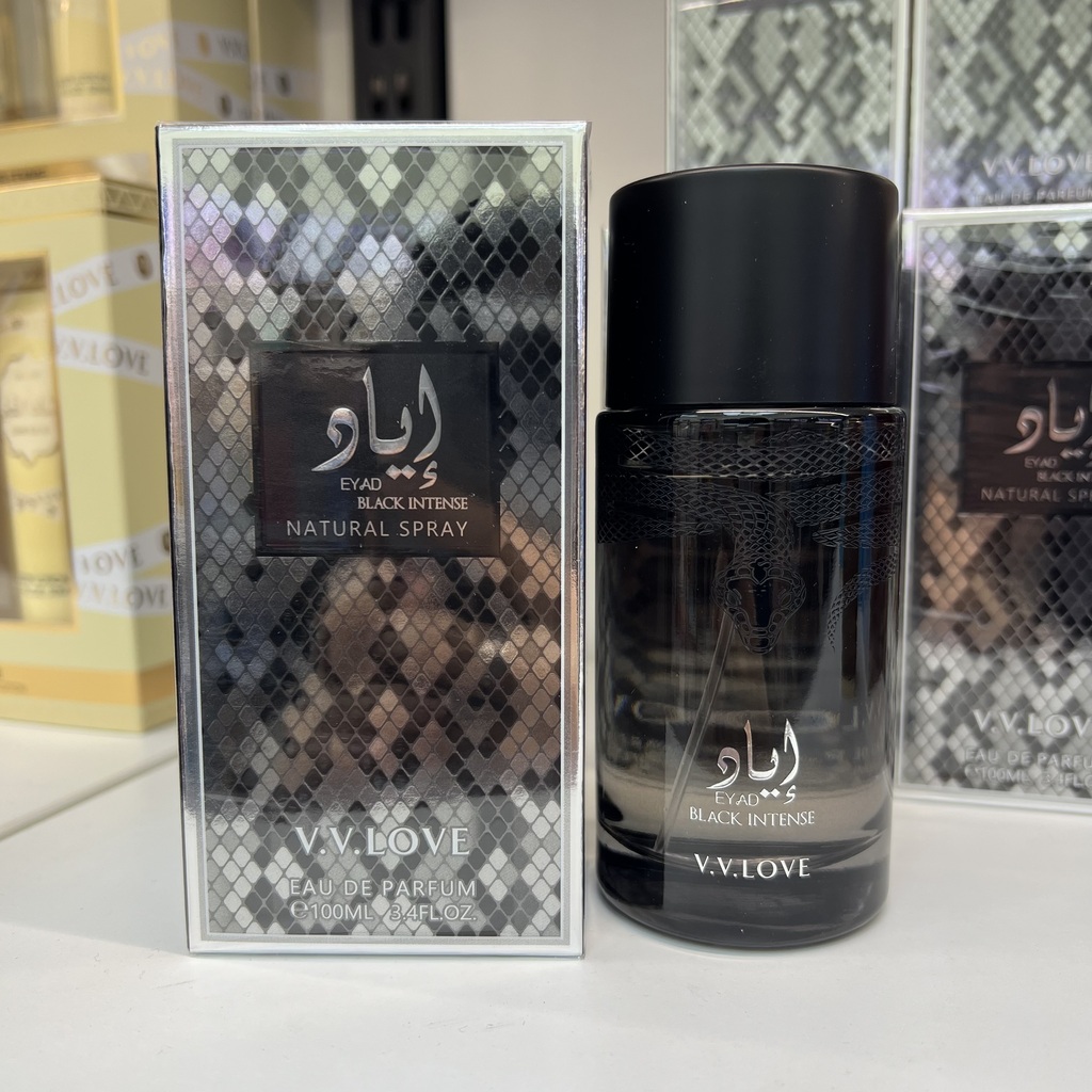 perfume fragancia eyad black intense