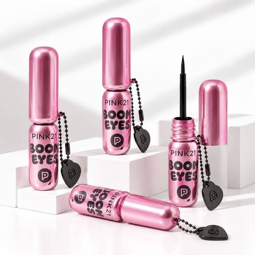 Delineador liquido de ojos BOOM EYES PINK 21
