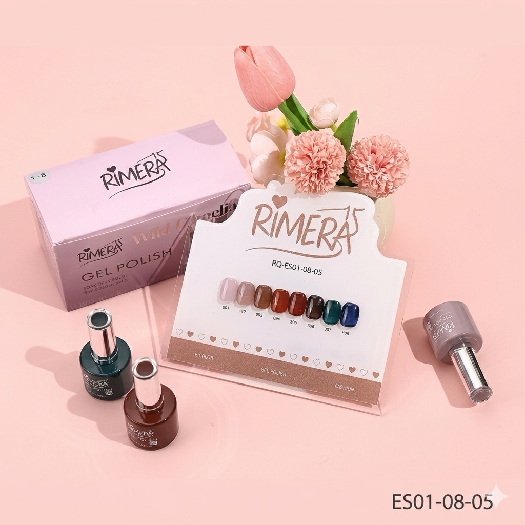 [PS-ES01-08-05] Colección Wild Camelia 8ml Rimera Quince___Caja X8