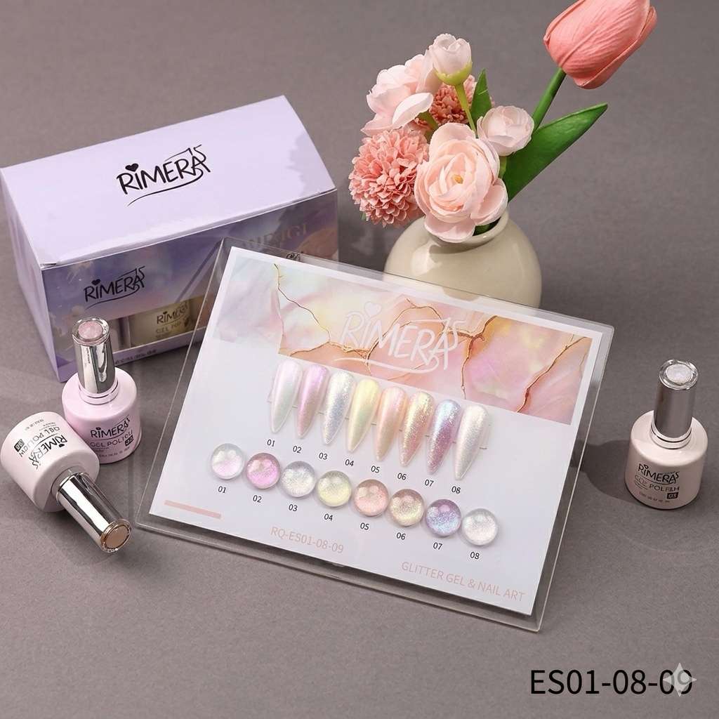 [PS-ES01-08-09] Colección Aurora Mermaid 8ml Rimera Quince___Caja X8