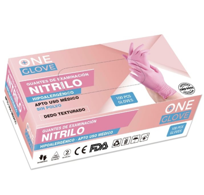 [PS-0400] Guantes nitrilo caja x100u color NEGRO