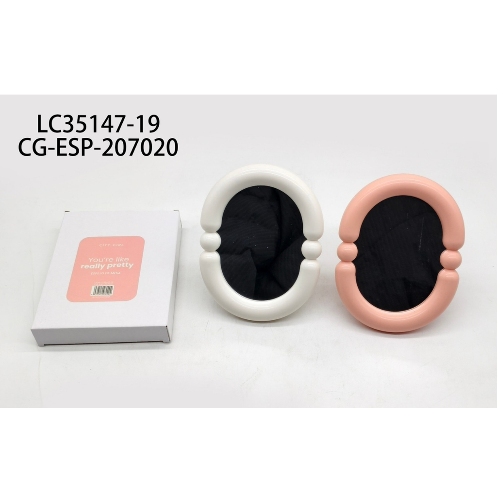 [PG-LC35147-19] ESPEJO DE MESA CITY GIRL