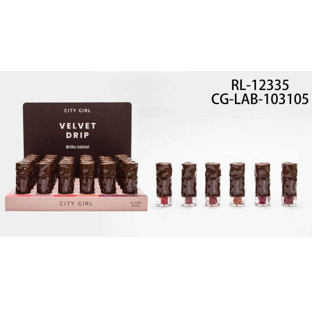 [PG-RL-12335] VELVET DRIP BRILLO LABIAL CITY GIRL – 3.2GR