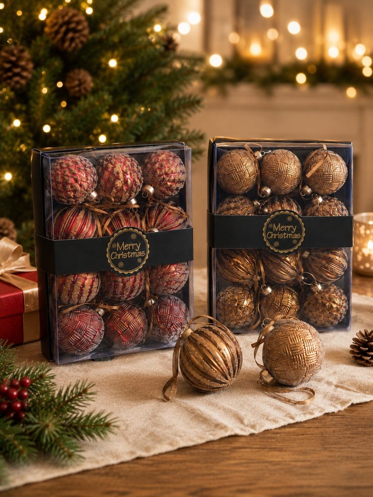 BOLA DE NAVIDAD PCS*12