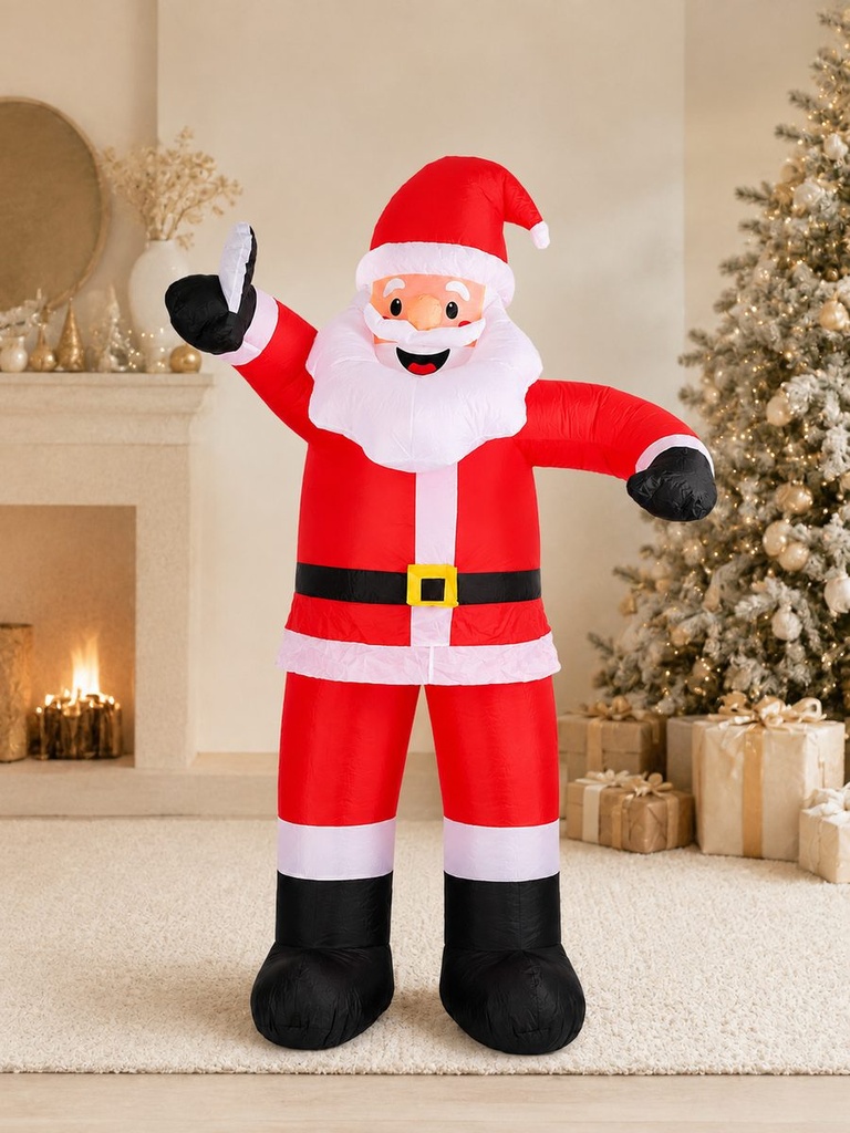 PAPA NOEL INFLABLE CON SELFIE
