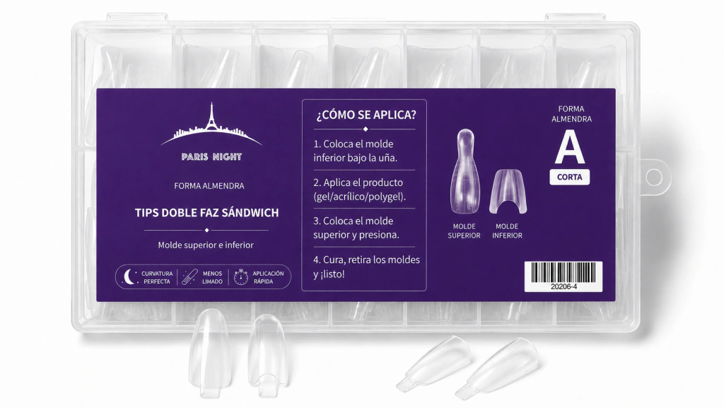 [PL-20206-4] Capsula DUAL SANDWICH ALMENDRA CORTA PARIS NIGHT