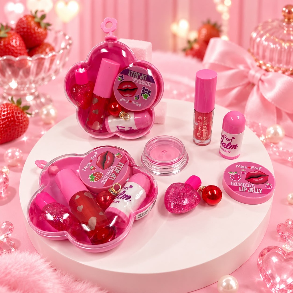 FLOR BRILLO LABIAL MISS FON 5PCS.