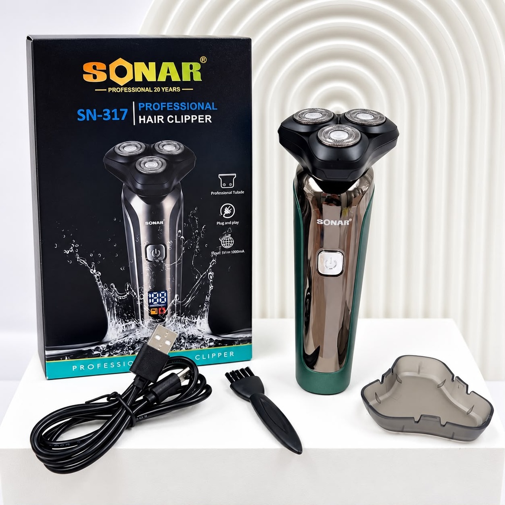 [PY-SN-317] AFEITADORA 3 CABEZAS SONAR