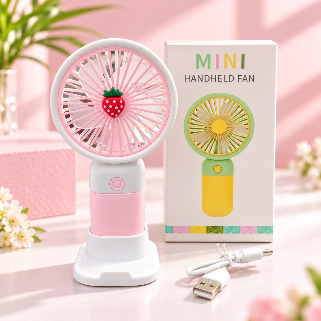 MINI VENTILADOR FRUTA CON SOPORTE