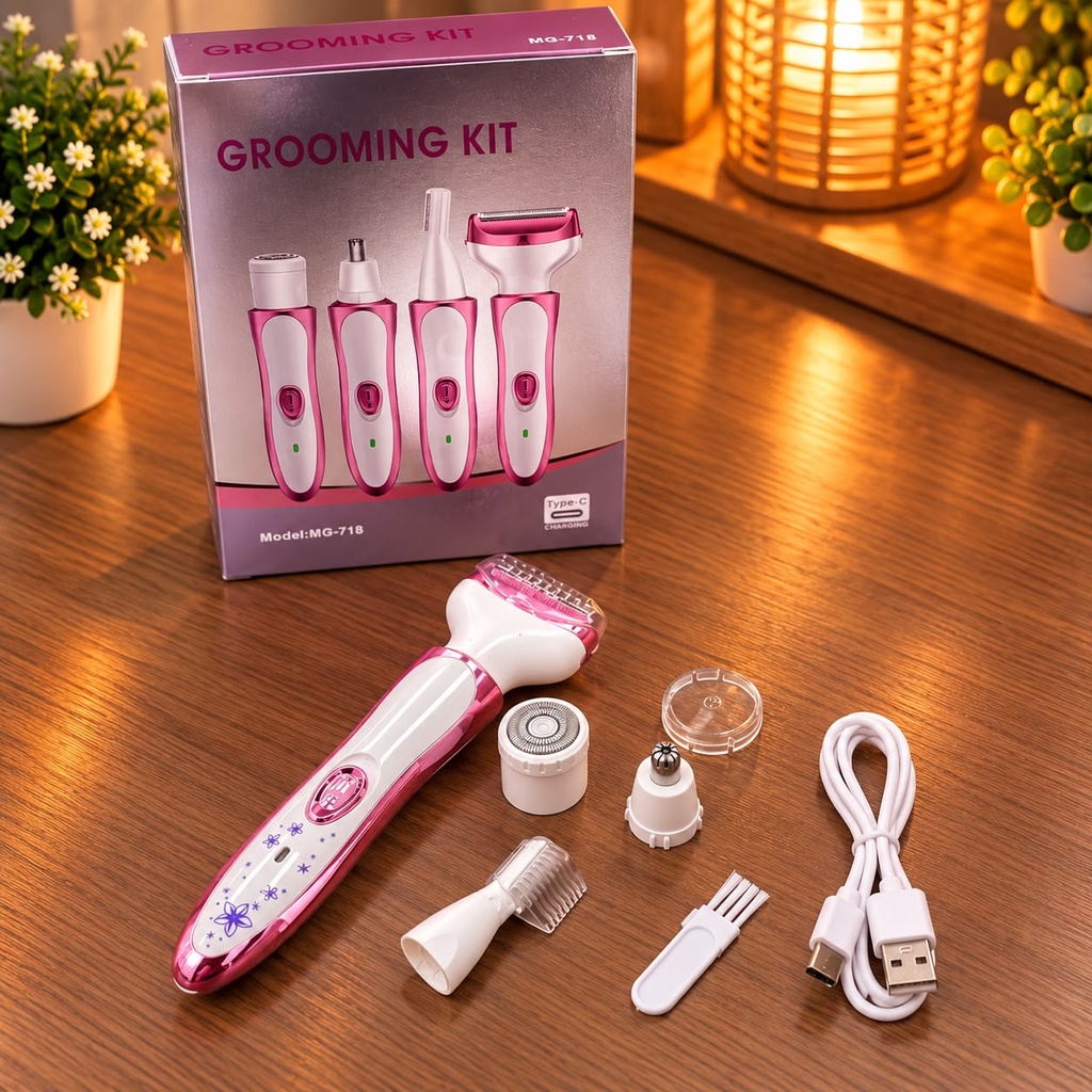 [PY-MG-718] DEPILADORA 4 EN 1