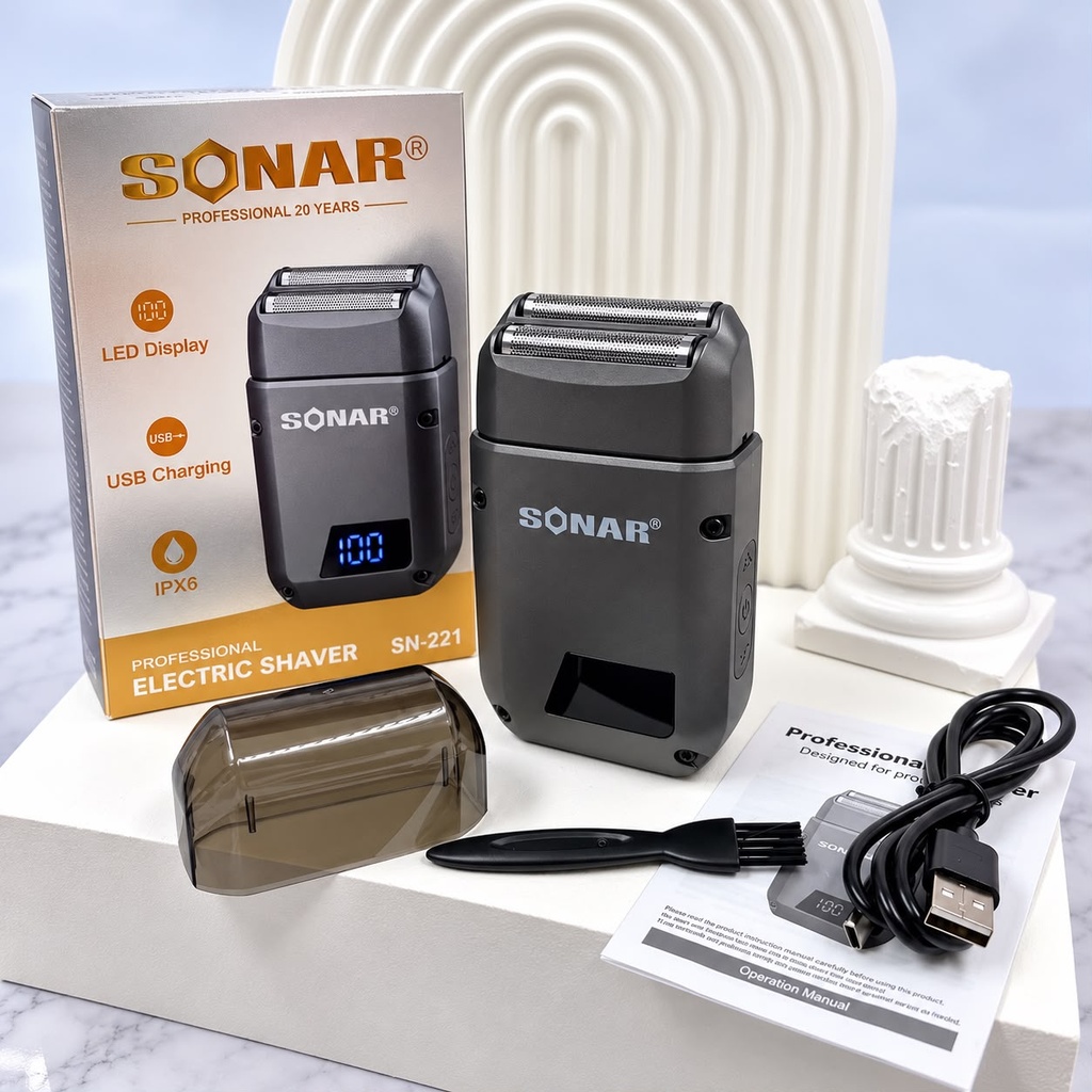 AFEITADORA BARBA SONAR DIGITAL