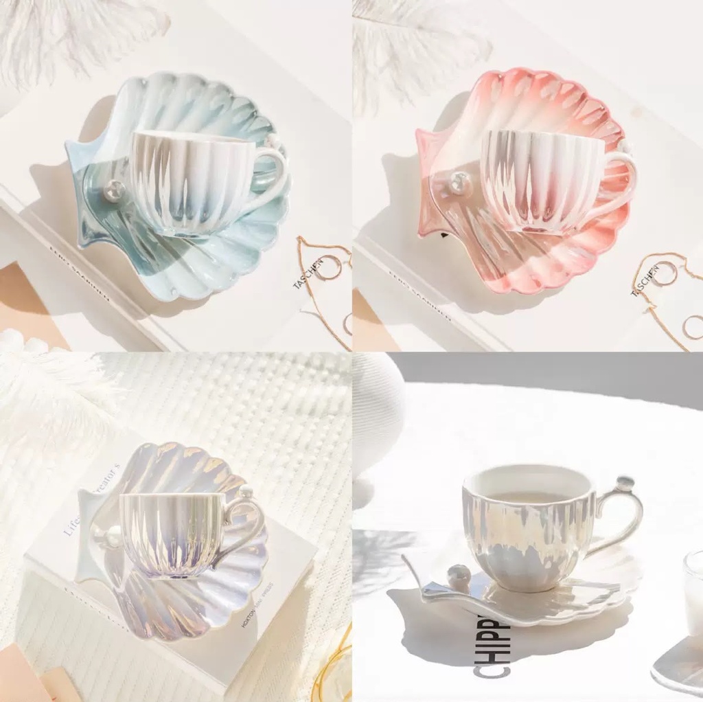 TAZA CON PLATO CERAMICA