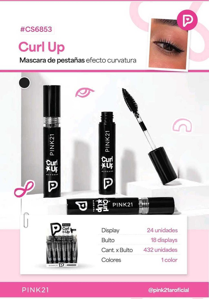 Mascara de pestañas Curl Up
