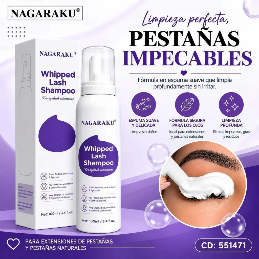 SHAMPOO NAGARAKU ESPUMA PARA PESTAÑAS