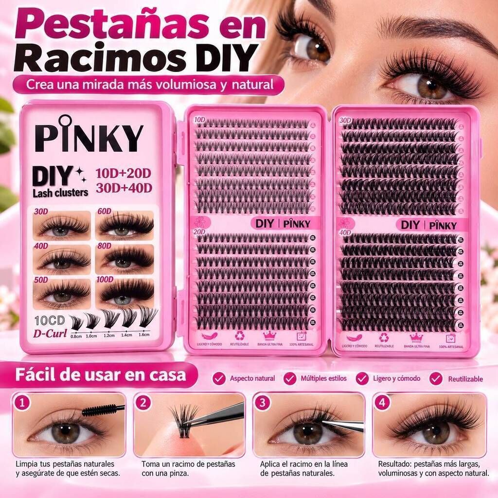 LIBRO DE Pestañas DIY Pinky