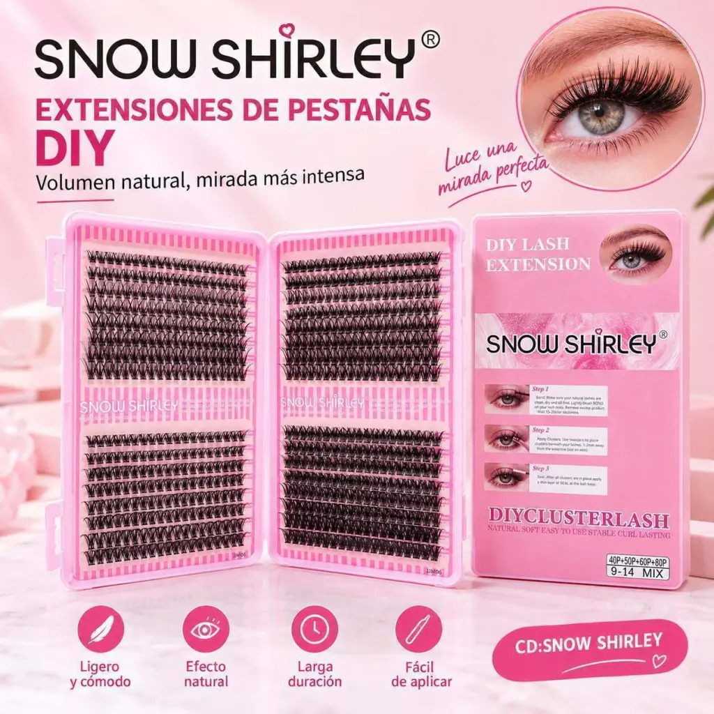 KIT DE PESTAÑAS CD: SNOW SHIRLEY