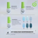 Set X8 gel polish + base + top CHERIMOYA___PACK X12