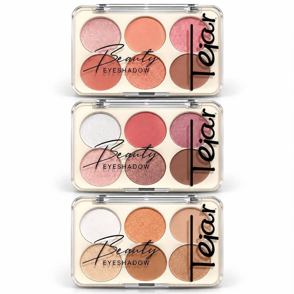 Sombra de ojos x6 colores BEAUTY (663517) TEJAR