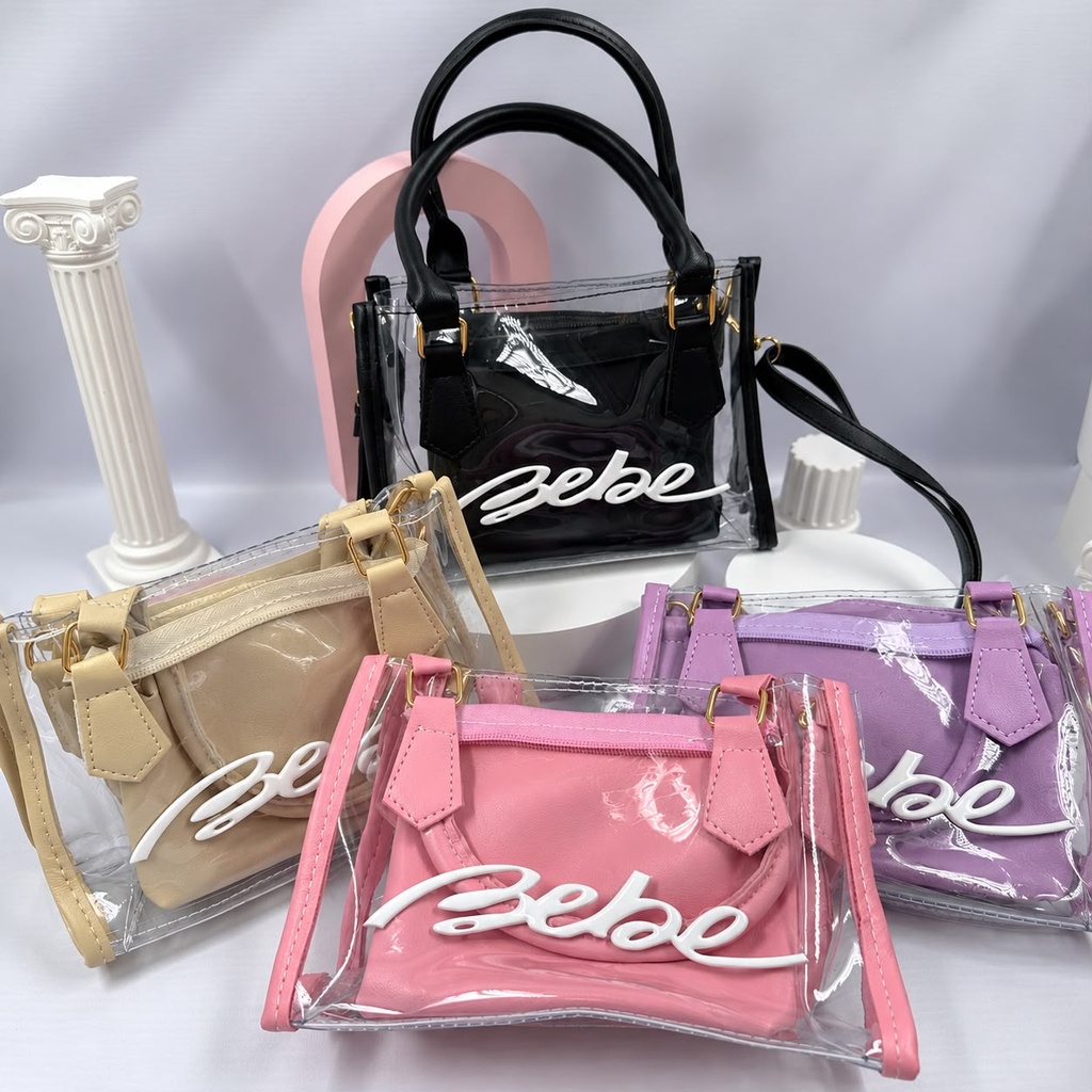 MINI CARTERITA TRANSPARENTE BEBE