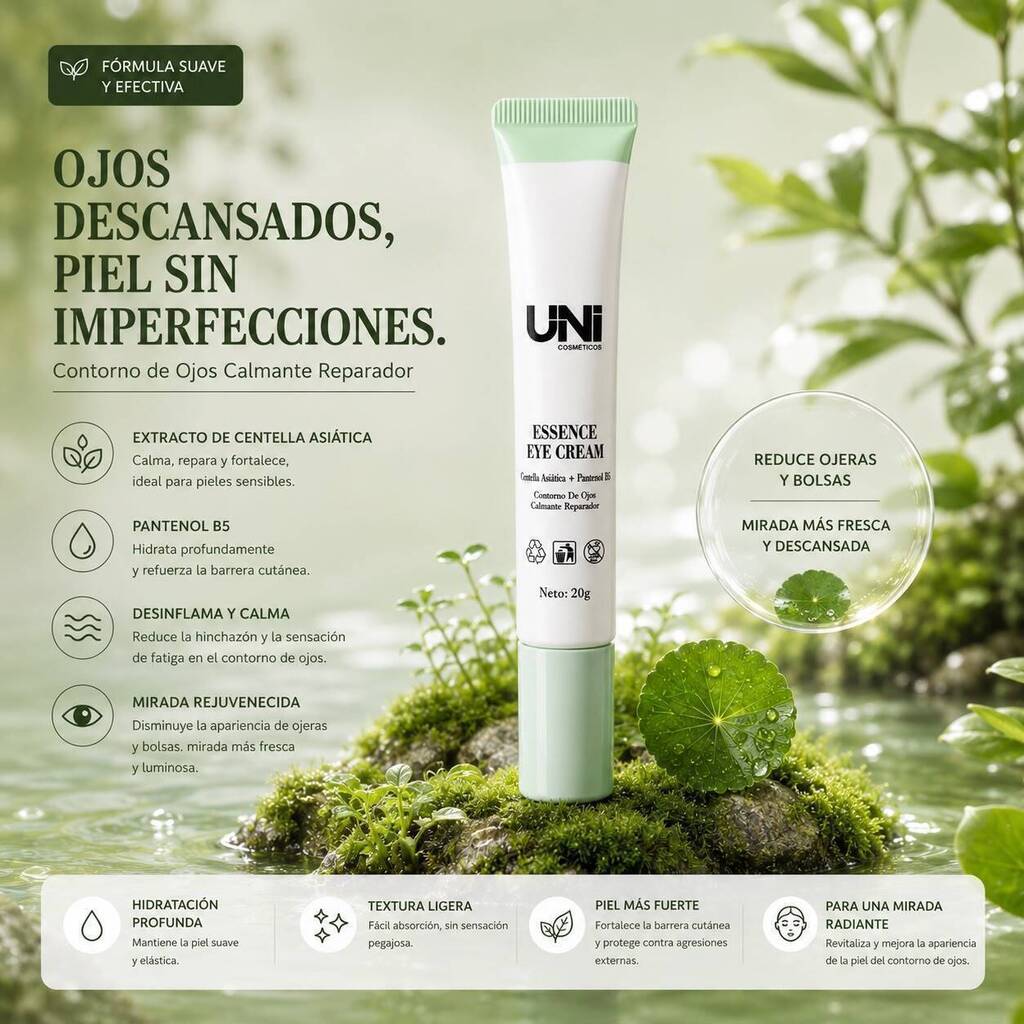 [PL-UNI40767/740767] Serum contorno de ojos CENTELLA ASIATICA + PANTENOL B5 UNI