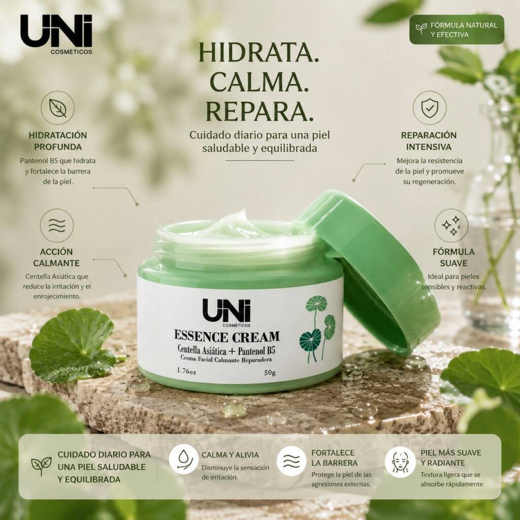 [PL-UNI40811/740811] Crema facial CENTELLA ASIATICA + PANTENOL B5 UNI