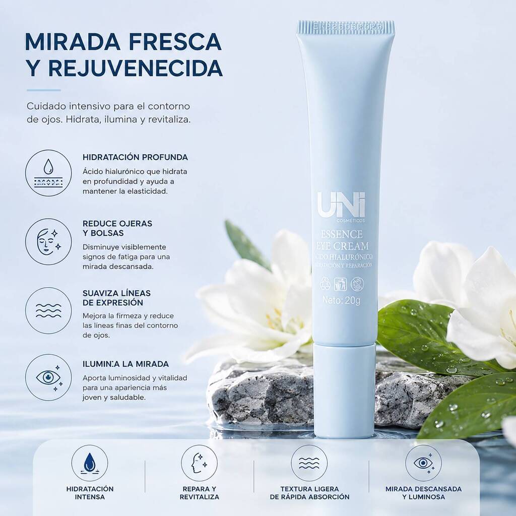 [PL-UNI14782/714782] Contorno de ojos 20grs ACIDO HIALURONICO UNI