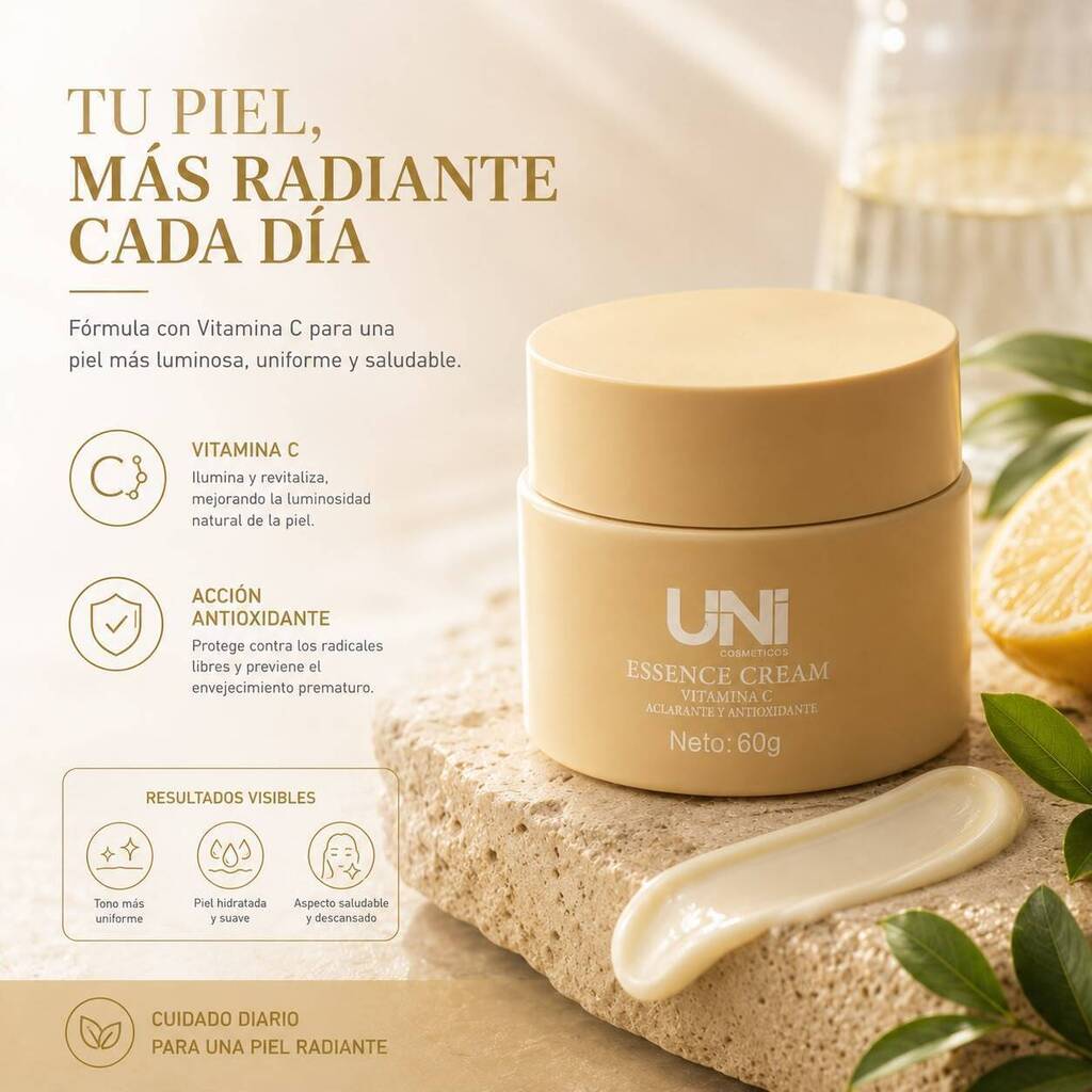 [PL-UNI39358/739358] Crema facial 60grs VITAMINA C UNI