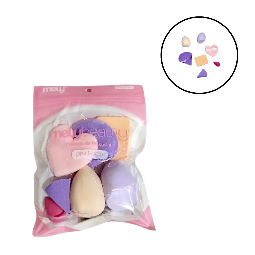 SET DE ESPONJAS X7 UNIDADES MELY