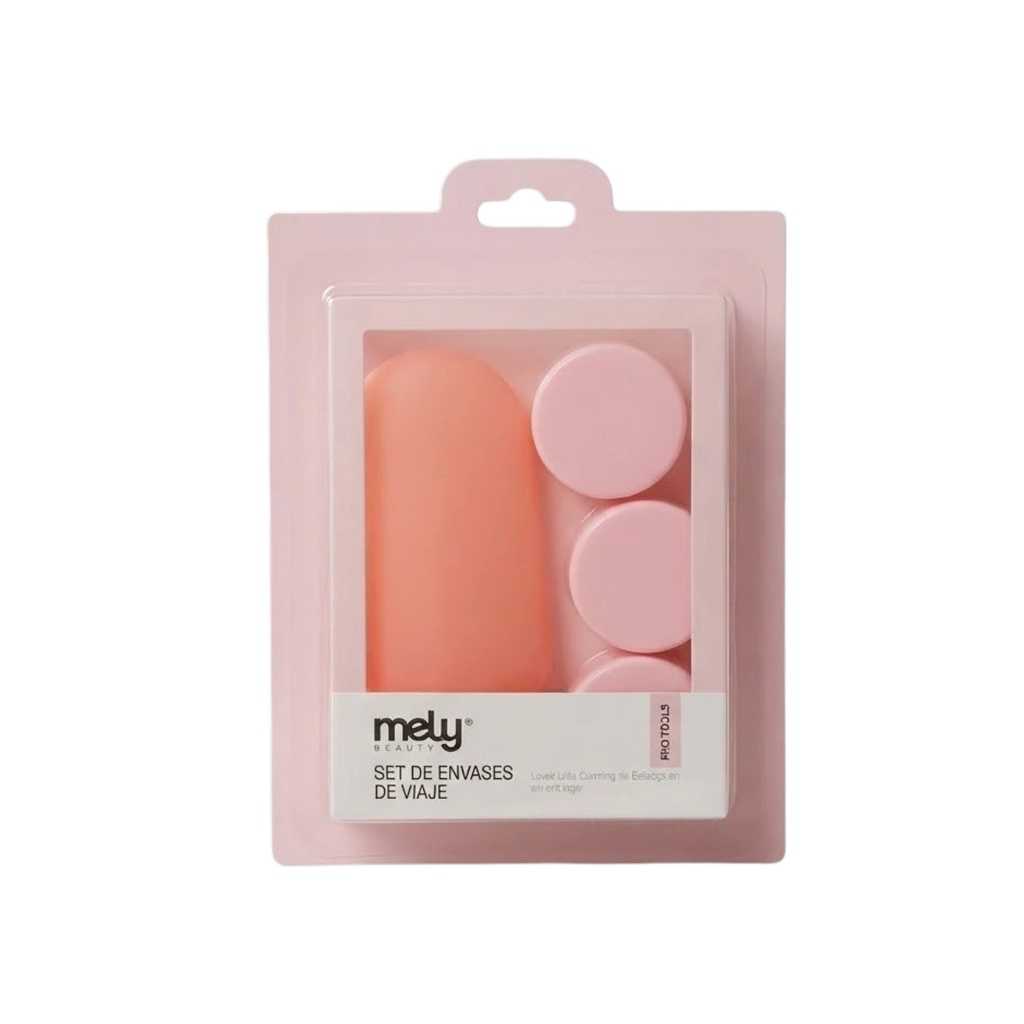 SET DE ENVASES PARA VIAJE MELY