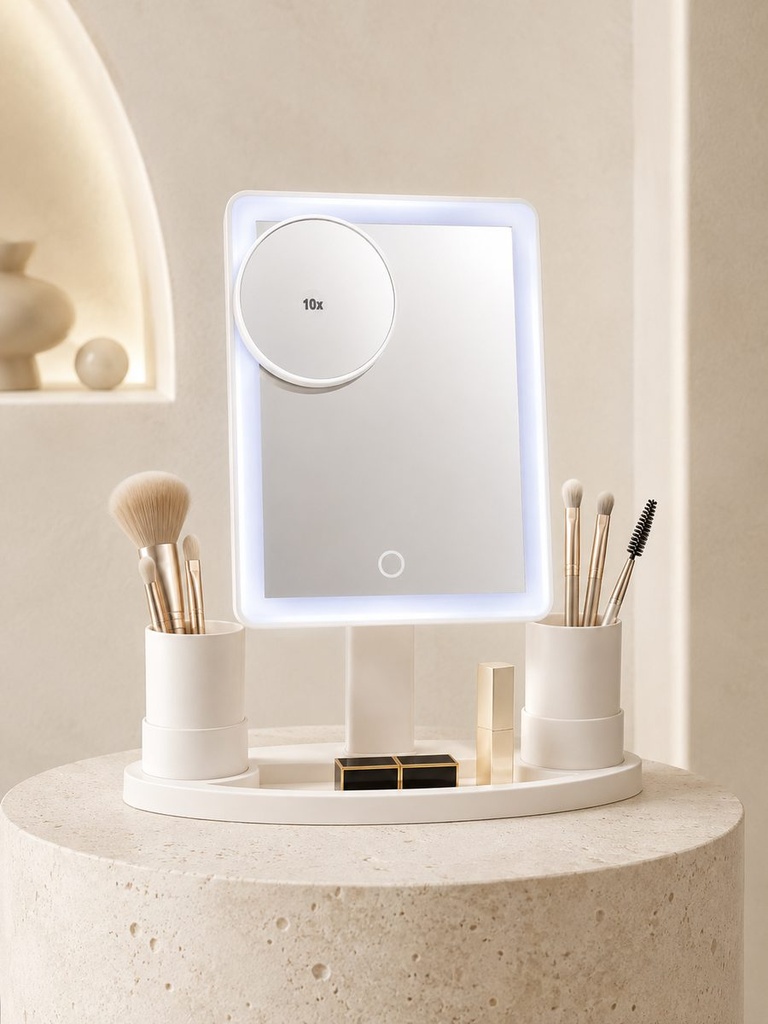 [PP-CB20182] ESPEJO DE MAQUILLAJE LED C/U