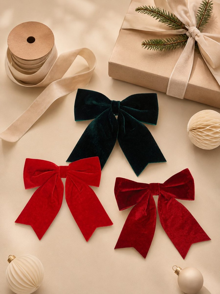 MOÑO DECORATIVO NAVIDEÑO C/U