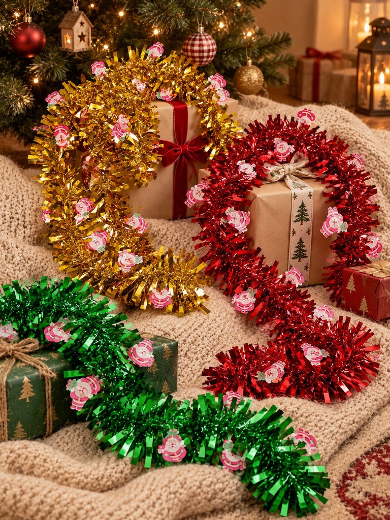 GUIRNALDA CON PAPA NOEL 2 M