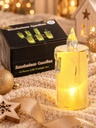 VELA LED TRANSPARENTE 13.5 CM