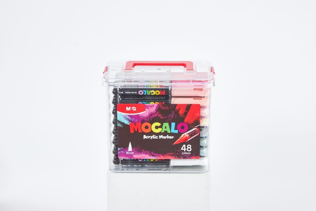 MARCADORES ACRILICOS PUNTA PINCEL PACK*48