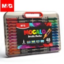 MARCADORES ACRILICOS PUNTA PINCEL PACK*48