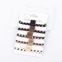 Colitas Para pelo cabello Marron Con Ositos x5 Unidades- City Girl