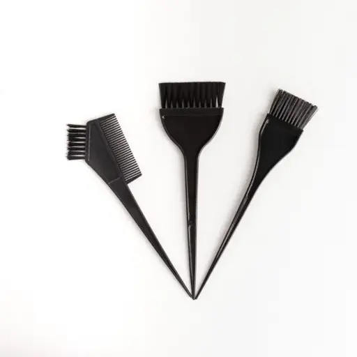 [PG-XF88112-Z] set X3 brochas pinceles aplicadores de/para tintura cabello