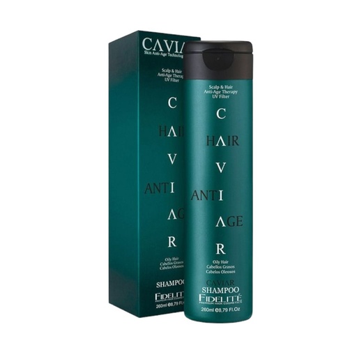 [PG-802-Z] Shampoo Caviar Anti- Age pelo cabello Graso 260ml- Fidelite