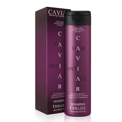 [PG-800-Z] Shampoo Caviar Anti- Age pelo cabellos Secos Y Castigados 260ml-Fidelite