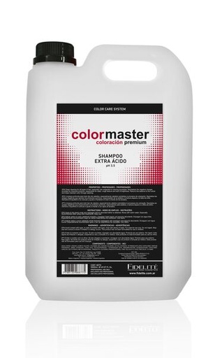[PG-613-Z] Shampoo Extra Ácido ColorMaster Fidelité pH 3.5 - 5 Litros 