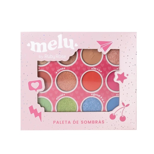 [SRR-HB1085] paleta de sombras para ojos 12 tonos Melu by RUBY ROSE