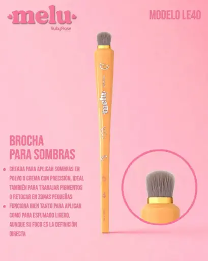brochas pinceles de maquillaje Melu by RUBY ROSE para Sombras