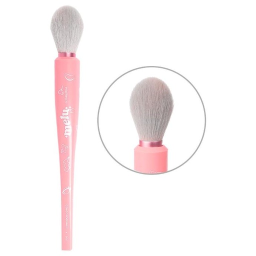 brochas pinceles profesional de maquillaje Melu by Ruby Rose para iluminador