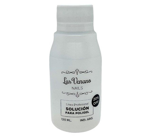 [SULV-SP120] solución para polygel Las Varano 120ml
