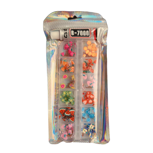 [SJ-018] decoracion de / para uñas en organizador frutas sgl