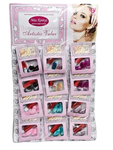 [PL-0274] Uñas postizas x12 para nena